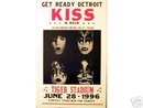 KISS CONCERT POSTER 1996 DETROIT PRINT PICTURE K