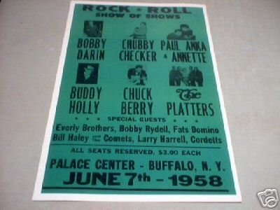 ROCK & ROLL SHOW OF SHOWS 1958 CONCERT POSTER PRINT R