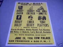 ROCK & ROLL SHOW OF SHOWS - 1956 - CONCERT POSTER