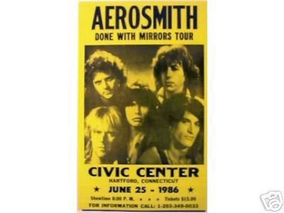 AEROSMITH CONCERT POSTER ADV AD PICTURE PRINT A