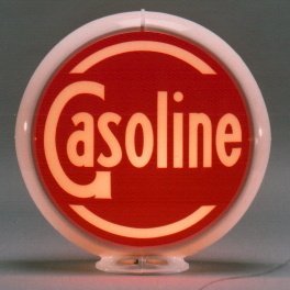 GASOLINE GAS PUMP GLOBE SIGN