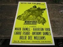 THE EMPIRE STRIKES BACK POSTER PIC PRINT ADV AD SIGN E