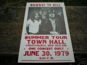 AC DC CONCERT POSTER PRINT PIC AD COLLECTOR POSTERS A