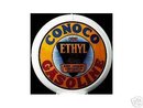 CONOCO ETHYL GAS PUMP GLOBE SIGN C