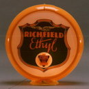 RICHFIELD ETHYL GAS PUMP GLOBE SIGN R