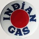 INDIAN GAS GAS PUMP GLOBE SIGN