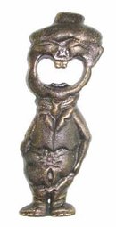 BIG MOUTH MAN CAST IRON BOTTLE OPENER M