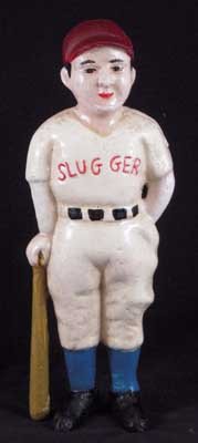 SLUGGER BASEBALL BOY BANK IRONWARE DECOR B