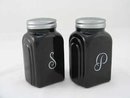 EBONY ARCH SALT PEPPER SHAKERS