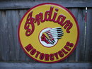 INDIAN MOTORCYCLES TIN SIGN 24