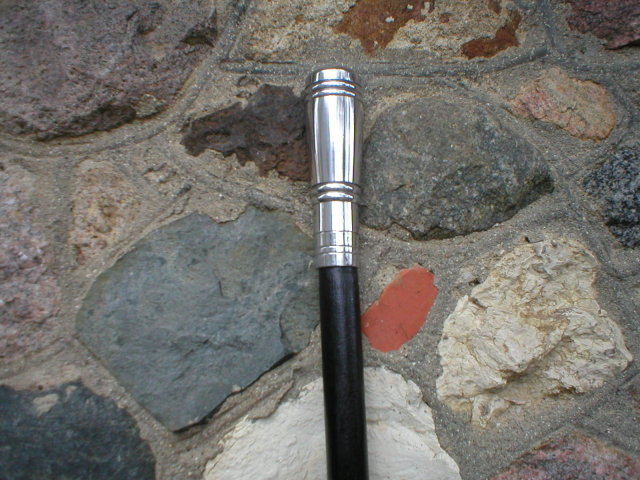 UNIQUE CANE WALKING STICK CAST ALUMINUM HANDLE E