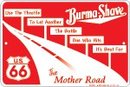 BURMA SHAVE SIGN US 66 MOTHER ROAD ALUMINUM