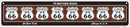 US 66 MOTHER ROAD STRIP SIGN ALUMINUM