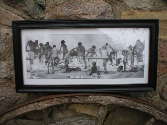 LAST ONE IN FRAMED PRINT PICTURE SIGN