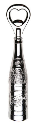 PEPSI CHROME METAL BOTTLE OPENER