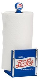 PEPSI COLA WOODEN PAPER TOWEL HOLDER