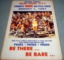 NUDE BICYCLE RACE RETRO PRINT POSTER