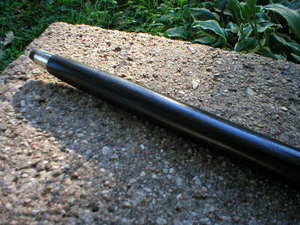 VICTORIAN CANE nickel walking stick Silver