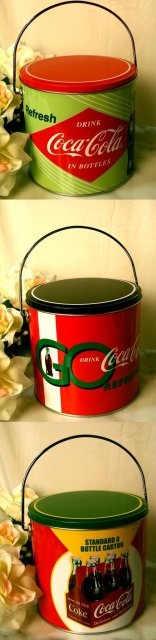 Coke Coca Cola Cookie Canister Assorted