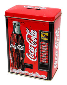 Coke Tin Vending Bank