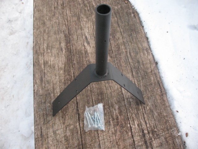 ROOF WEATHERVANE MOUNT STEEL