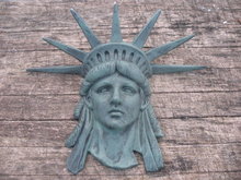 STATUE OF LIBERTY FACE VERTIGRE CAST IRON