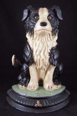 SHEAPERD DOG DOORSTOP CAST IRON