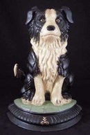 SHEAPERD DOG DOORSTOP CAST IRON