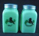 JADE ARCH BLACK BIRD SALT PEPPER SET