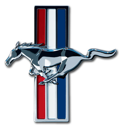 FORD MUSTANG BADGE METAL SIGN
