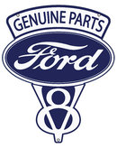 FORD V8 GENUINE PARTS METAL SIGN