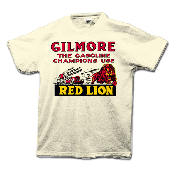 GILMORE GASOLINE CHAMPIONS RED LION T-SHIRT