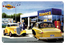 FLY WITH THE ARROW SUNOCO RETRO METAL SIGN