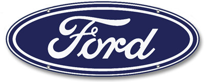 FORD OVAL VINTAGE STYLE SIGN