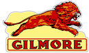 GILMORE LEAPING LION METAL SIGN
