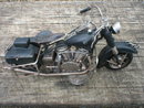 BLACK TIN METAL MOTORCYCLE