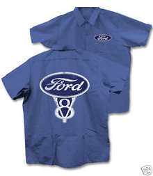 FORD LIGHT BLUE WORK SHIRT