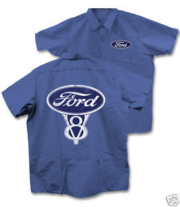 FORD LIGHT BLUE WORK SHIRT