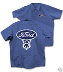 FORD LIGHT BLUE WORK SHIRT