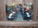 COBRA COUPE GARAGE HEAVY STEEL SIGN