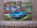 BONNEVILLE PRUDHOMME BURNOUT HEAVY STEEL SIGN