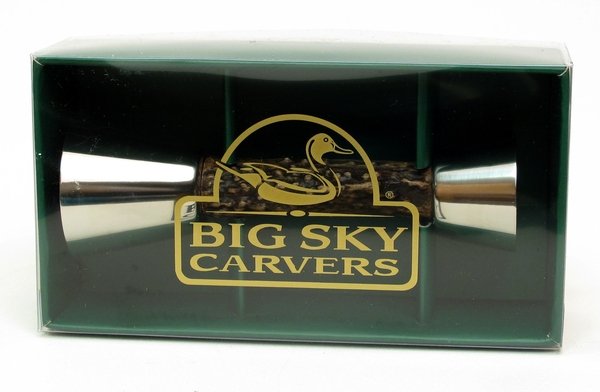 DOUBLE ANTLER SHOT JIGGER BIG SKY CARVERS