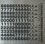 GAS PUMP COMPUTER FACE DECAL