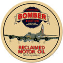 BOMBER RECLAIMED MOTOR OIL HEAVY METAL SIGN