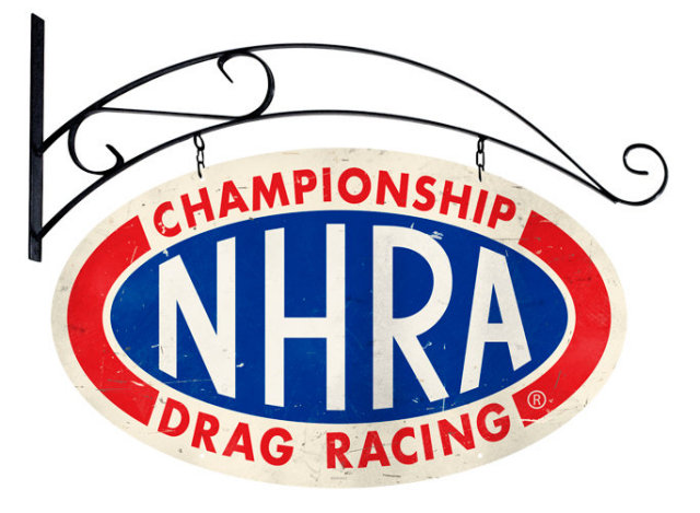 NHRA CHAMPIONSHIP DRAG RACING BRACKET SIGN