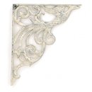 HEAVY DOVE SHELF BRACKETS ONE SET CAST IRON