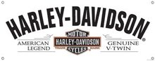 HARLEY DAVIDSON PORCELAIN COATED SIGN