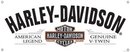 HARLEY DAVIDSON PORCELAIN COATED SIGN