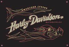 HARLEY DAVIDSON PORCELAIN COATED SIGN