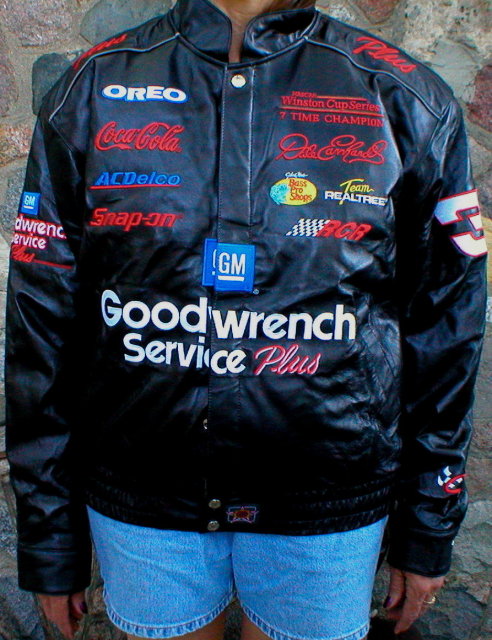 DALE EARNHARDT LEATHER COAT LARGE
